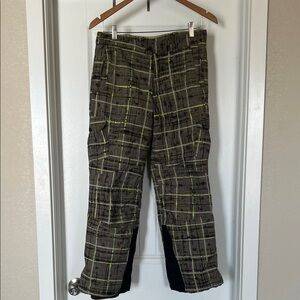 Columbia Kids Plaid Cargo snow ski board Pants